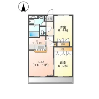 Hyde Park NY【1階】の間取り