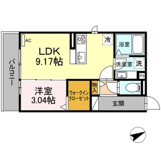 オルオル・ハレ【3階】の間取り