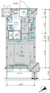 メインステージ蒲田VIエグザ【8階】の間取り