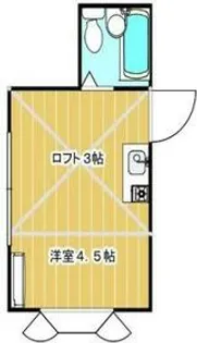 ベルハイム東大和【201号室】の間取り