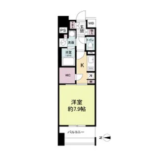 アビティ江坂【8階】の間取り