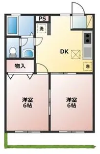 KSハイム【C号室】の間取り