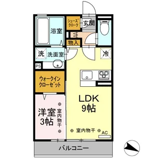 パストラルボーテ【302号室】の間取り