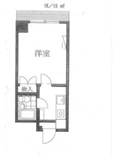 ベルヴェ府中【4階】の間取り