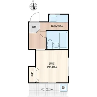 みどり荘【205号室】の間取り