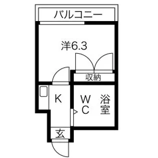 E-STORY小幡【204号室】の間取り
