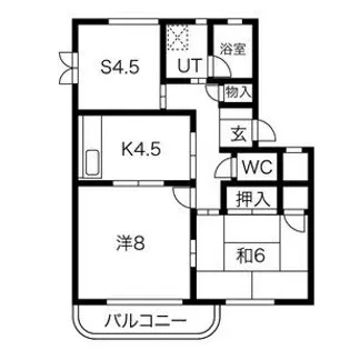 清住ハイツ【202号室】の間取り