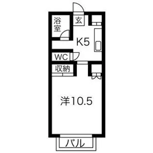 TOYOUKEハイツ【2階】の間取り