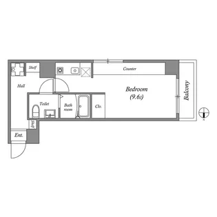 ライオンズマンション京都東堀川【5階】の間取り