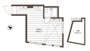 ルート15【302号室】の間取り