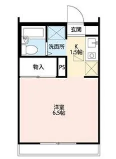 メゾンボヌール菊名B棟【101号室】の間取り