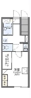 レオパレス青葉【101号室】の間取り