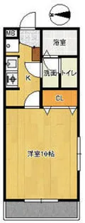 カームテラス御幸 B棟【3階】の間取り