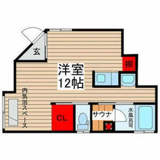 ヴァルム常盤平【1階】の間取り
