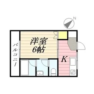 クレセール大和【2階】の間取り