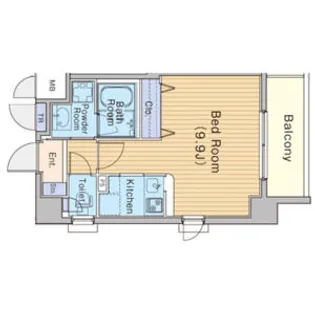 KDXレジデンス豊中南【9階】の間取り