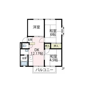 昭英ハイツB【202号室】の間取り