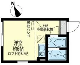 グロース桜本【1階】の間取り