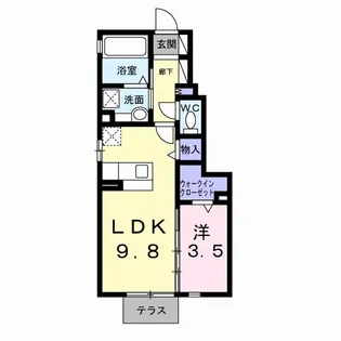 ステラコート【1階】の間取り