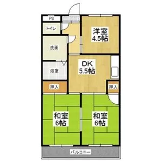 アバンハウスⅠ【4階】の間取り