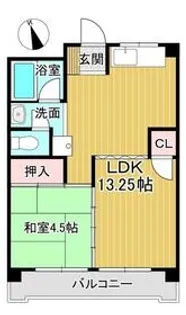 矢澤ハイツ【3階】の間取り