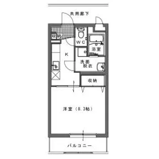 道伯ゴールドヒルズ グッドスリー【2階】の間取り