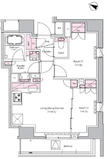 SYFORME NEXT MUKOJIMA【12階】の間取り