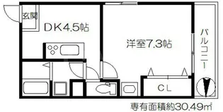 藤アパート【202号室】の間取り