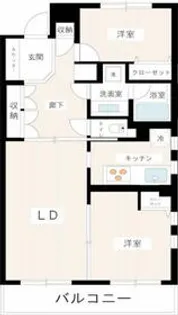 グランベルデ馬込坂【1階】の間取り