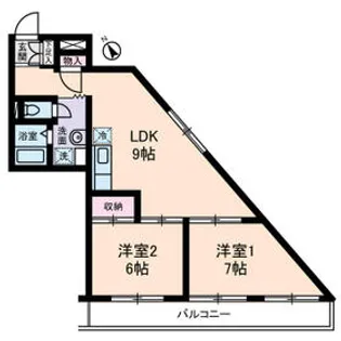 STハイム千鳥【3階】の間取り