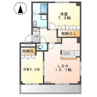 Sun Mall(サンモール)【3階】の間取り
