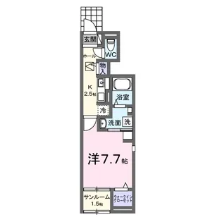 レスポワール ドゥ シュド【1階】の間取り