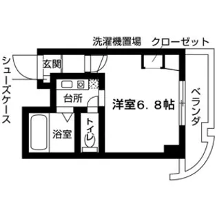 ウイステリア新瑞【2階】の間取り