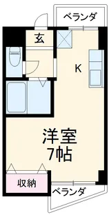 ペルルアール衣笠【1階】の間取り