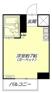 西横浜クリスコーポ【2階】の間取り
