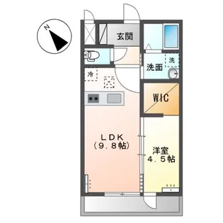 グレイスコート【1階】の間取り