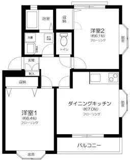 OZ参番街【1階】の間取り