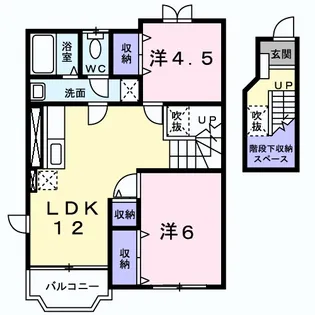幹・はうす【2階】の間取り