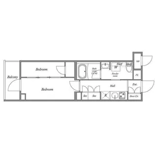 ACP Residence 中延【1階】の間取り