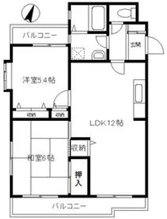 サンフレア柿の木台【1階】の間取り