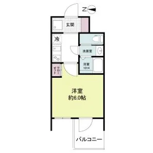 セレニテフラン新大阪【0514号室】の間取り