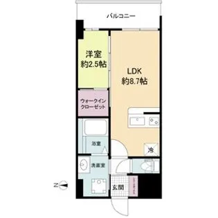 セレニテ新大阪グランデ ミリュー【0502号室】の間取り