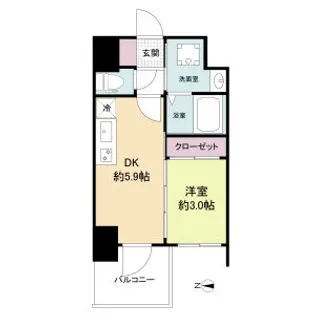 セレニテ新大阪グランデ シュッド【3階】の間取り