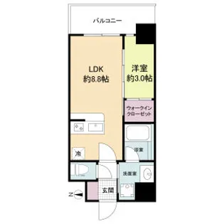 セレニテ新大阪グランデ シュッド【0706号室】の間取り