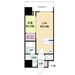 セレニテ新大阪グランデ シュッド【7階】の間取り