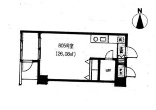 MF9ビル【805号室】の間取り