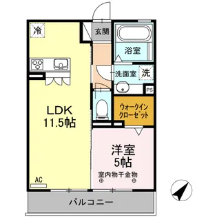 エターナル草薙【3階】の間取り