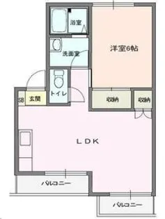 ミノルハイツ【2階】の間取り