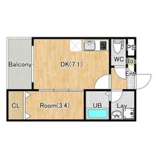 ジーメゾン市原五井【301号室】の間取り