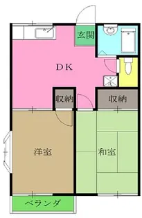 ファミーユ八王子【2階】の間取り